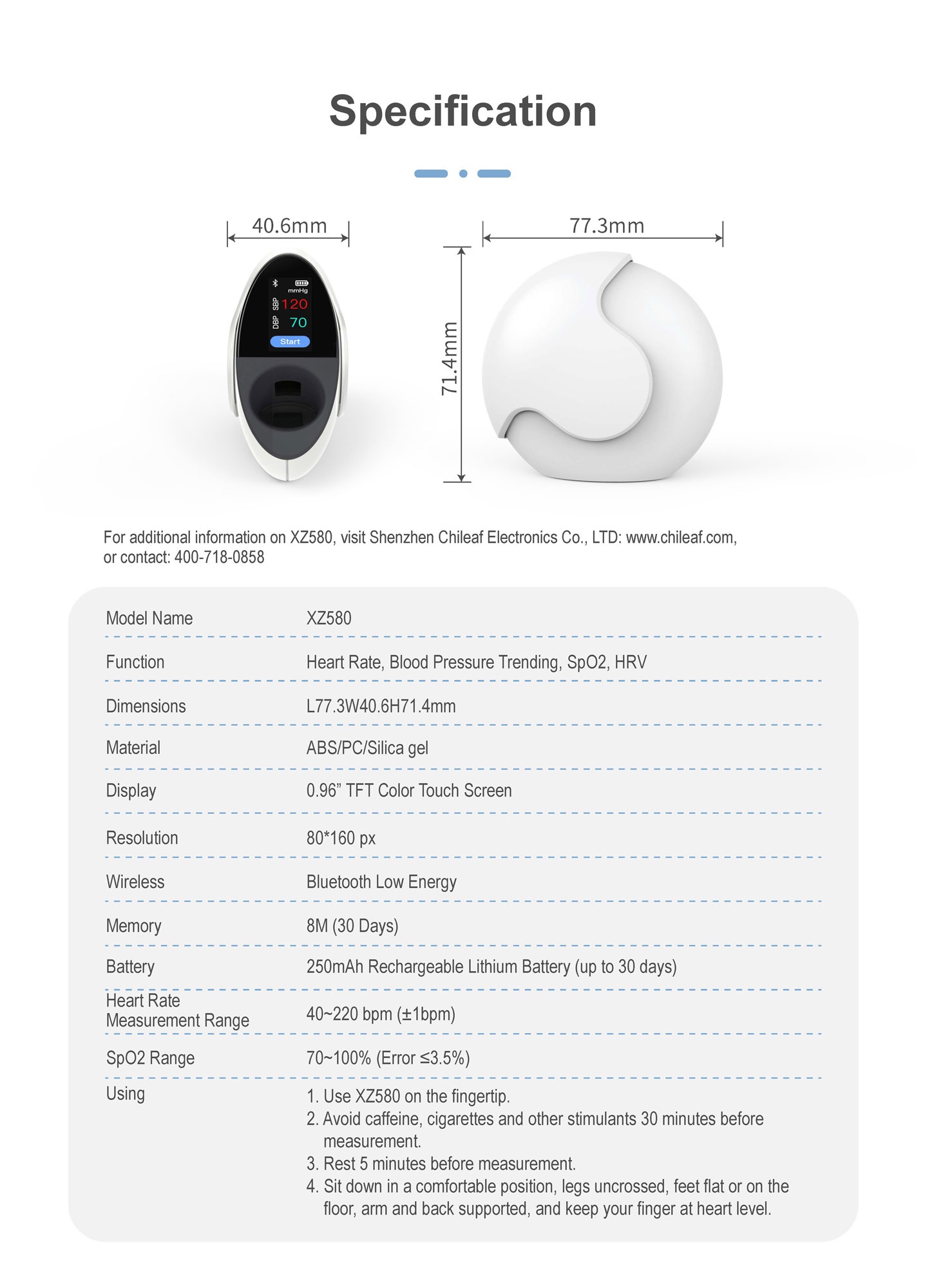 CL580-tip-fingertip-heart-rate-health-monitor-8