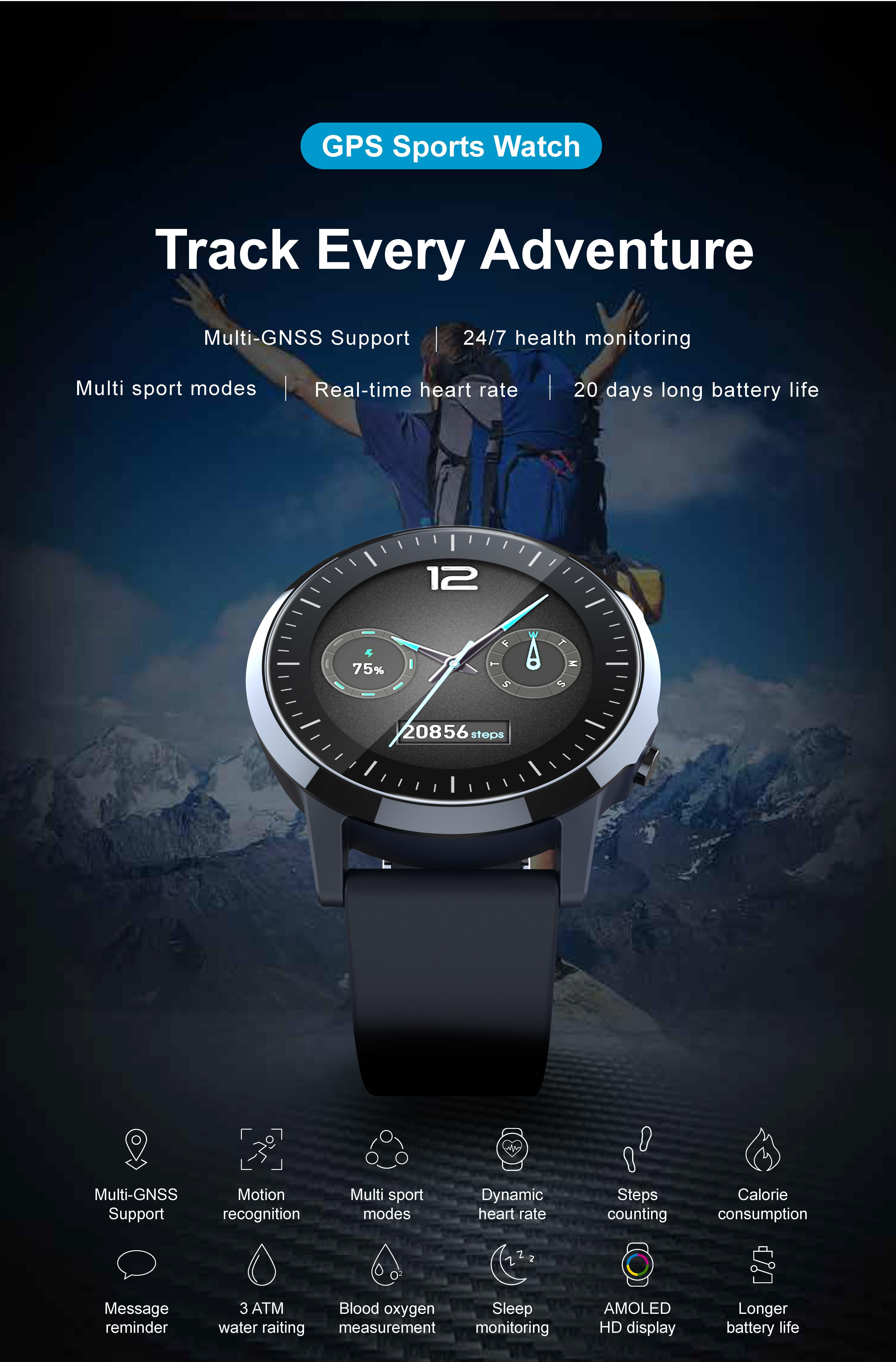 CL680 smart GPS sport watch 1