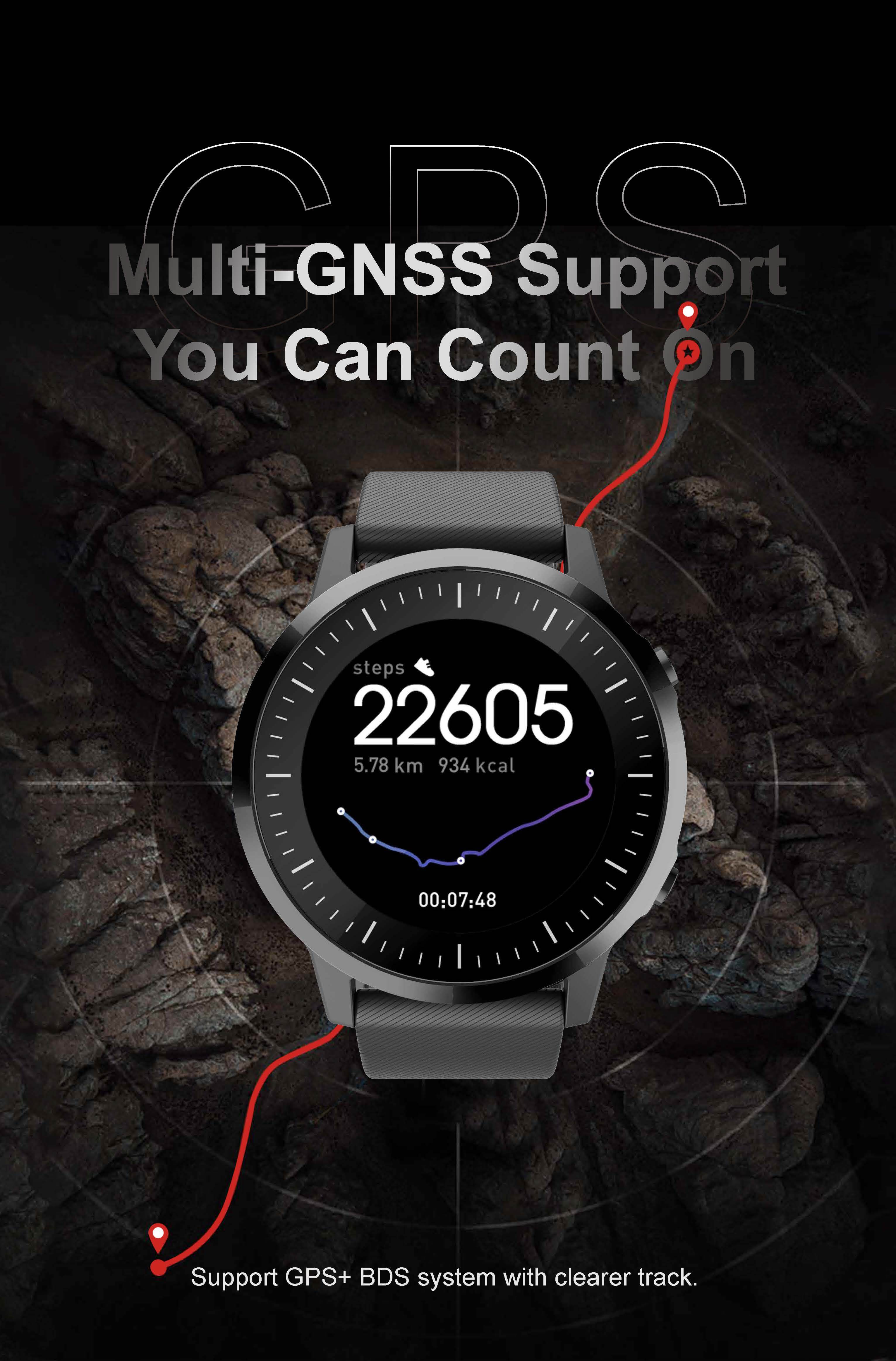 Chytré sportovní hodinky GPS CL680 2