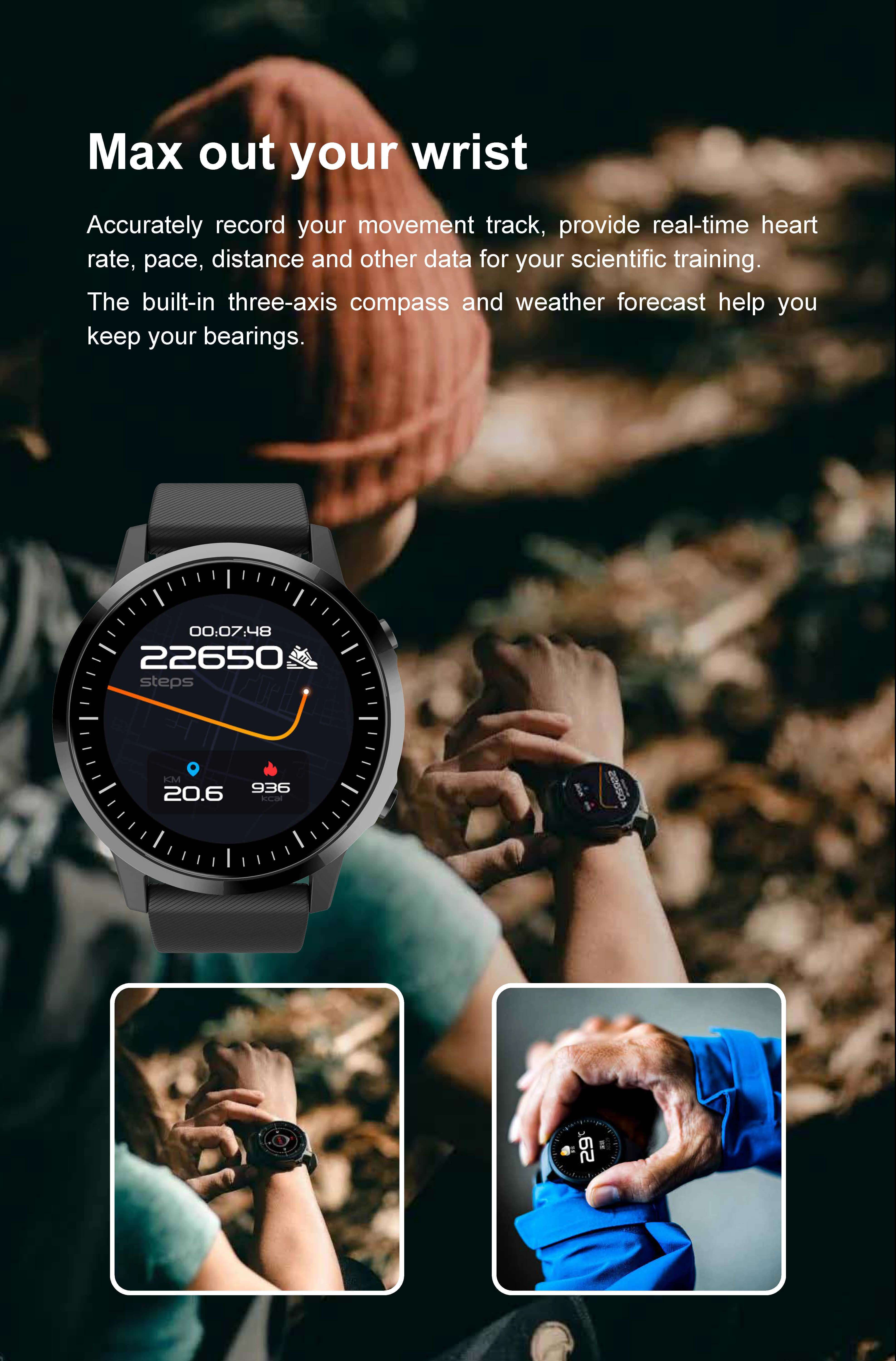 Chytré sportovní hodinky GPS CL680 3