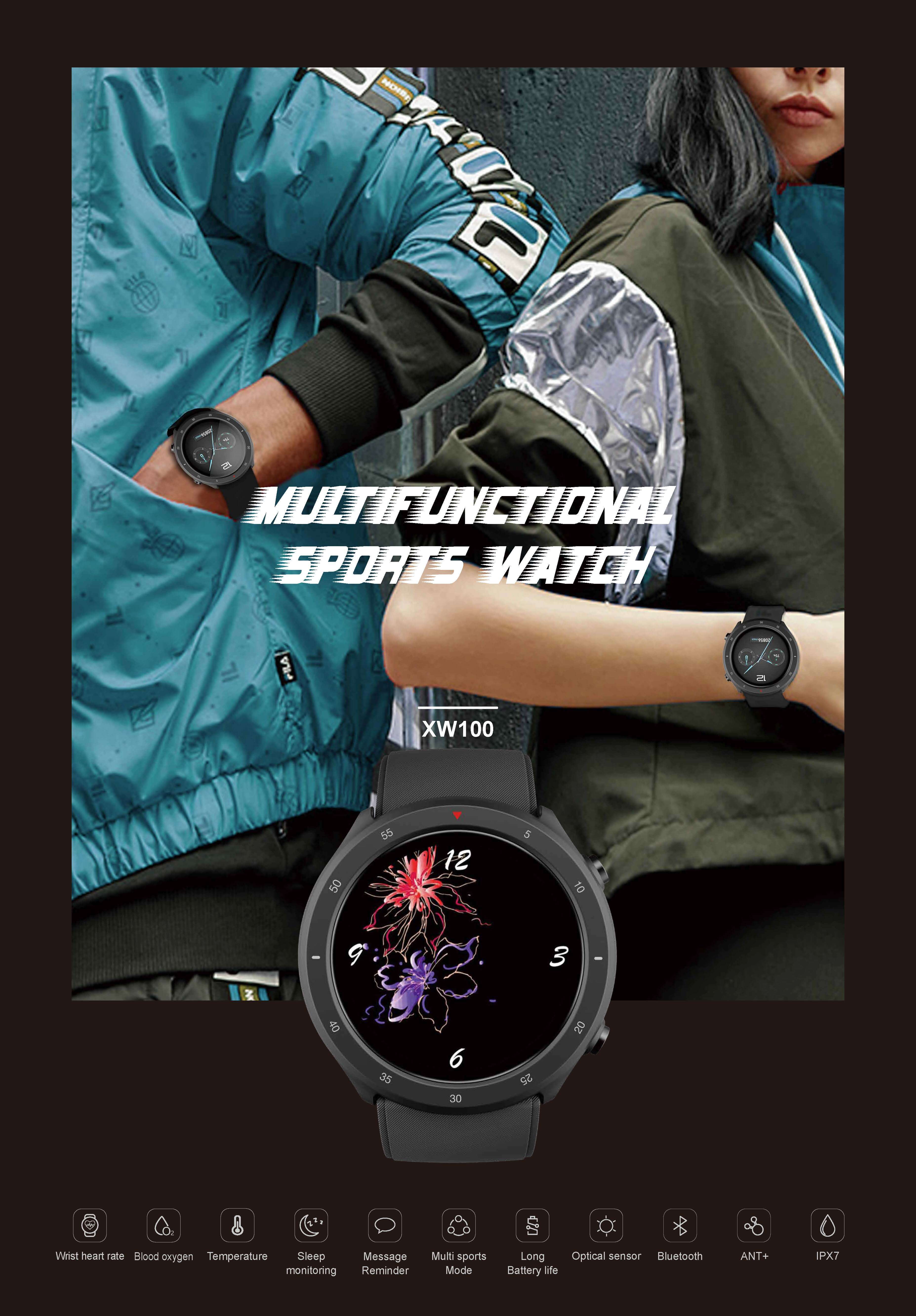 XW100 mutifunction sport watch 1