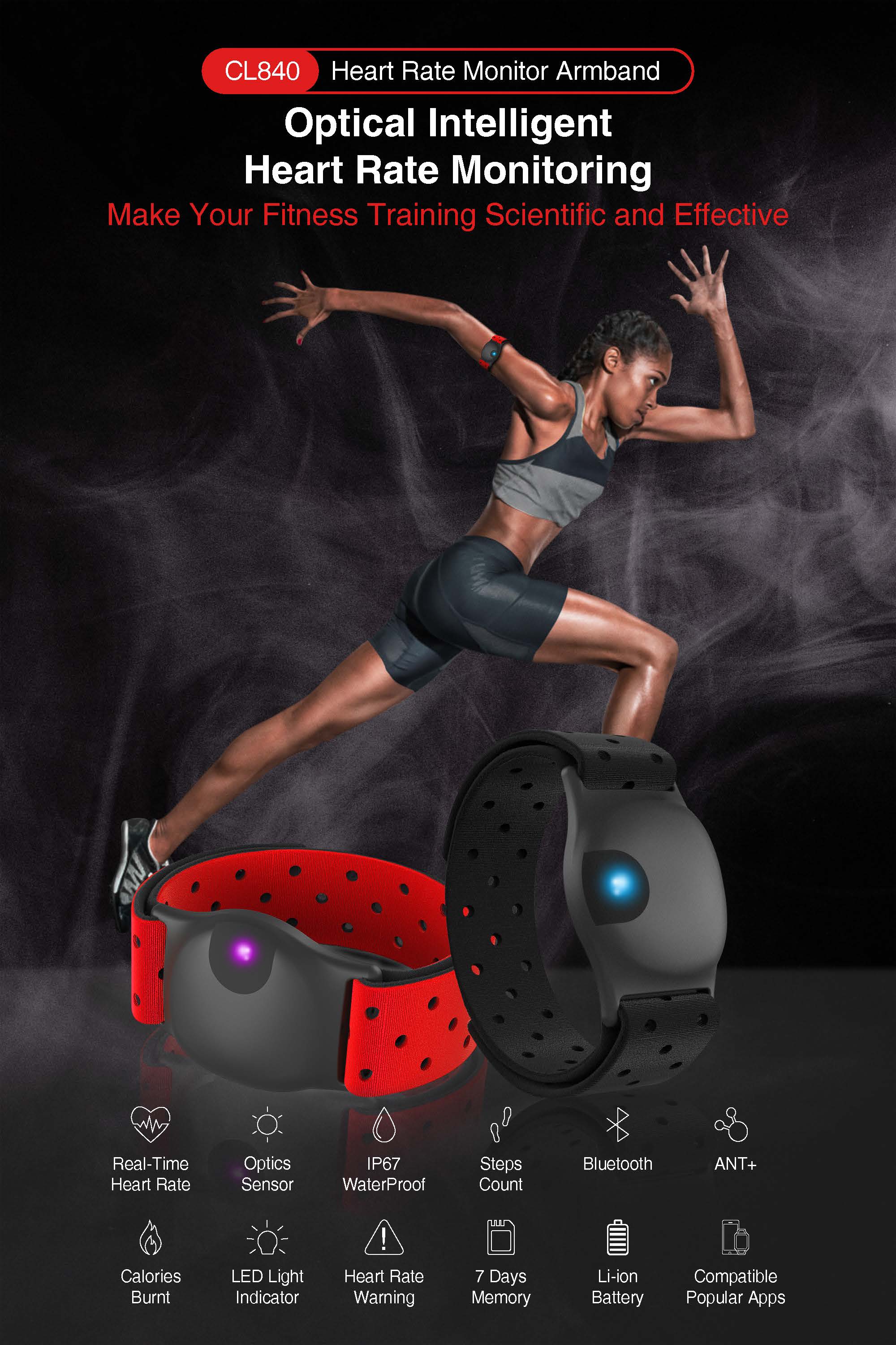 Heart Rate Monitor Chest Strap COOSPO HW9 Heart Rate Monitor